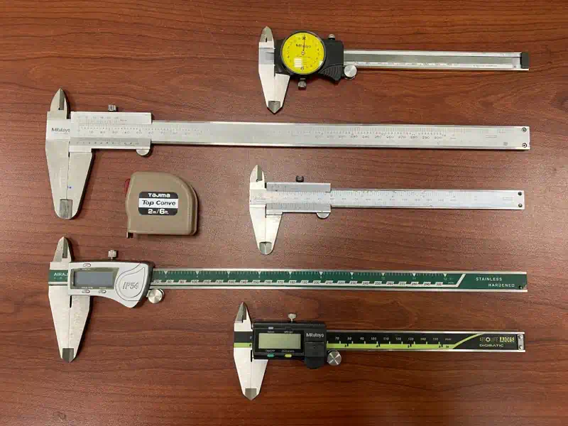 Vernier scale、Tape measure